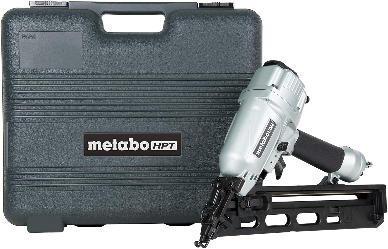Metabo HPT CA Tools NT65MA4 Pneumatic Angled Finish Nailer, 15 Gauge, 1