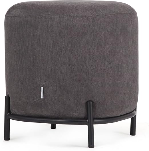 GARAGEEIGHT Ger Fußhocker, Metall, Anthrazit, 40 x 40 x 45 cm: Amazon