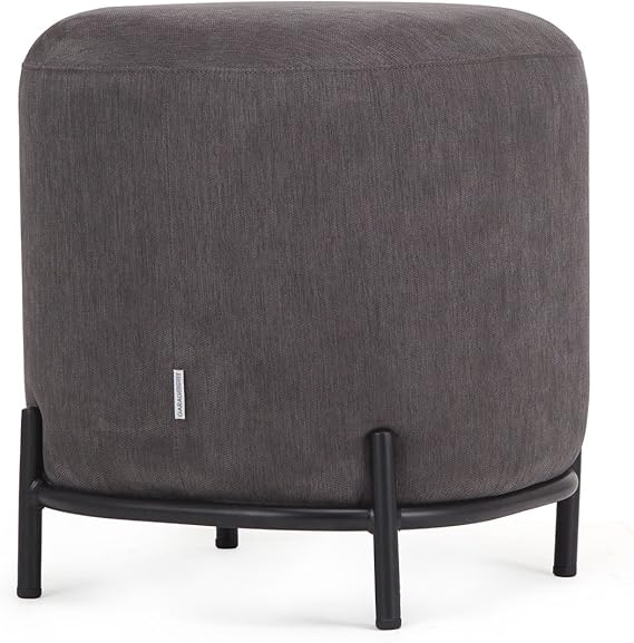 GARAGEEIGHT Ger Fußhocker, Metall, Anthrazit, 40 x 40 x 45 cm: Amazon