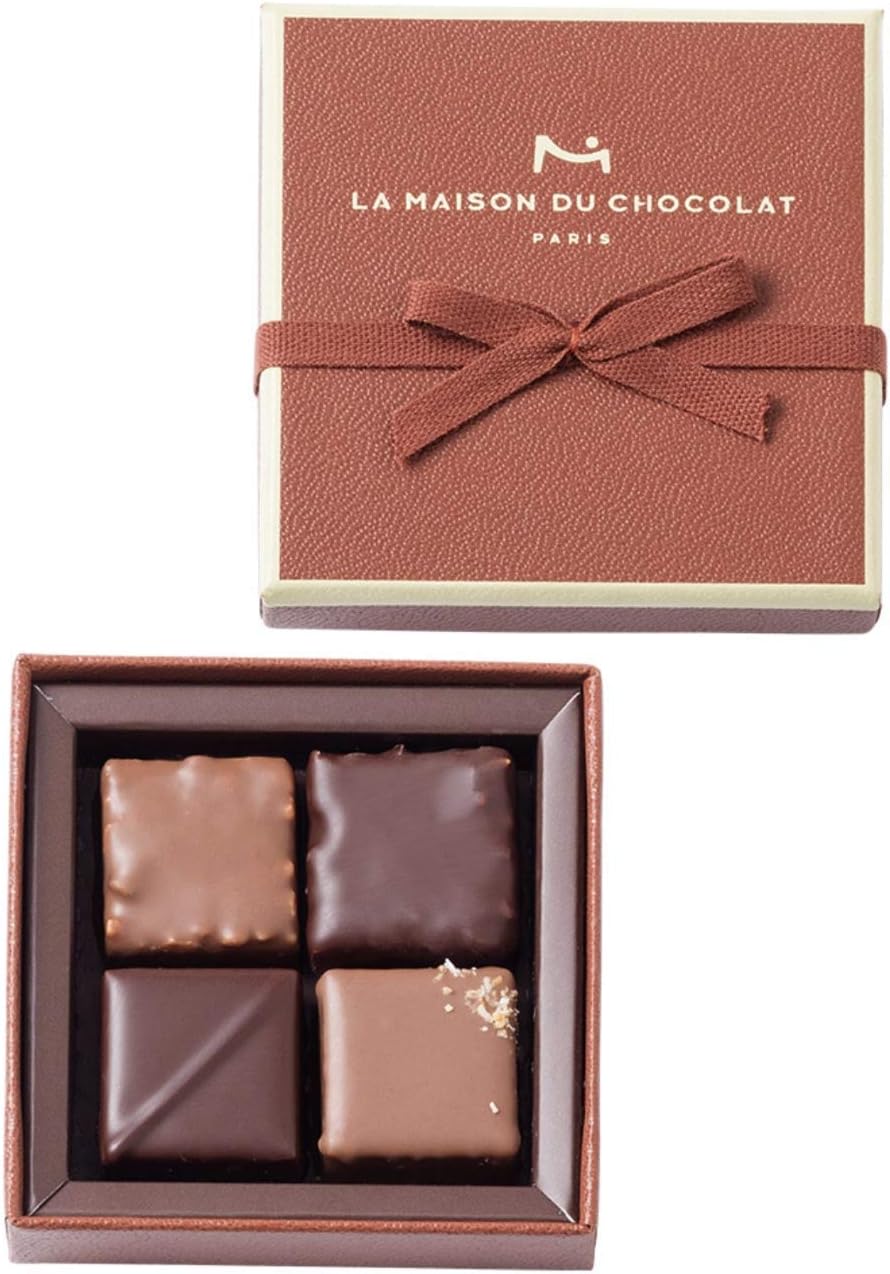 メゾンデュショコラ La Maison Du Chocolat プラリネ 4粒入り メゾンデュショコラ チョコレート バレンタイン バレンタインデー ホワイトデー 贈答 ギフト メゾンデュショコラ チョコレート菓子 通販 Amazon