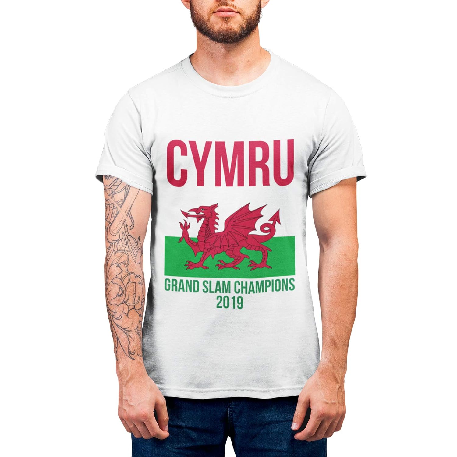 Wales Grand Slam T Shirt Wales Rugby T Shirt Grand Slam 2019