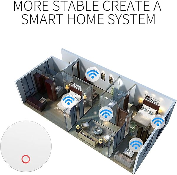 Montloxs GW001 Wireless Zigbee Gateway Smart Home Hub Monitoreo del hogar Dispositivos Inteligentes ZigBee 3 0 compatibles con Alexa Asistente de G oogle Wi Fi BLE
