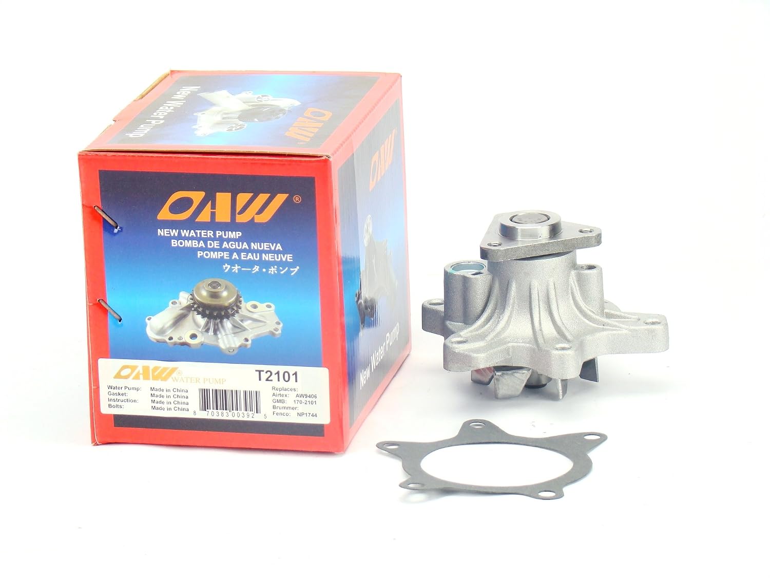 Oaw T2101 Engine Water Pump For 04 06 Scion Xa Xb 00 05 Toyota Echo 06 15 Yaris 01 09 Prius 1nzfe 15l