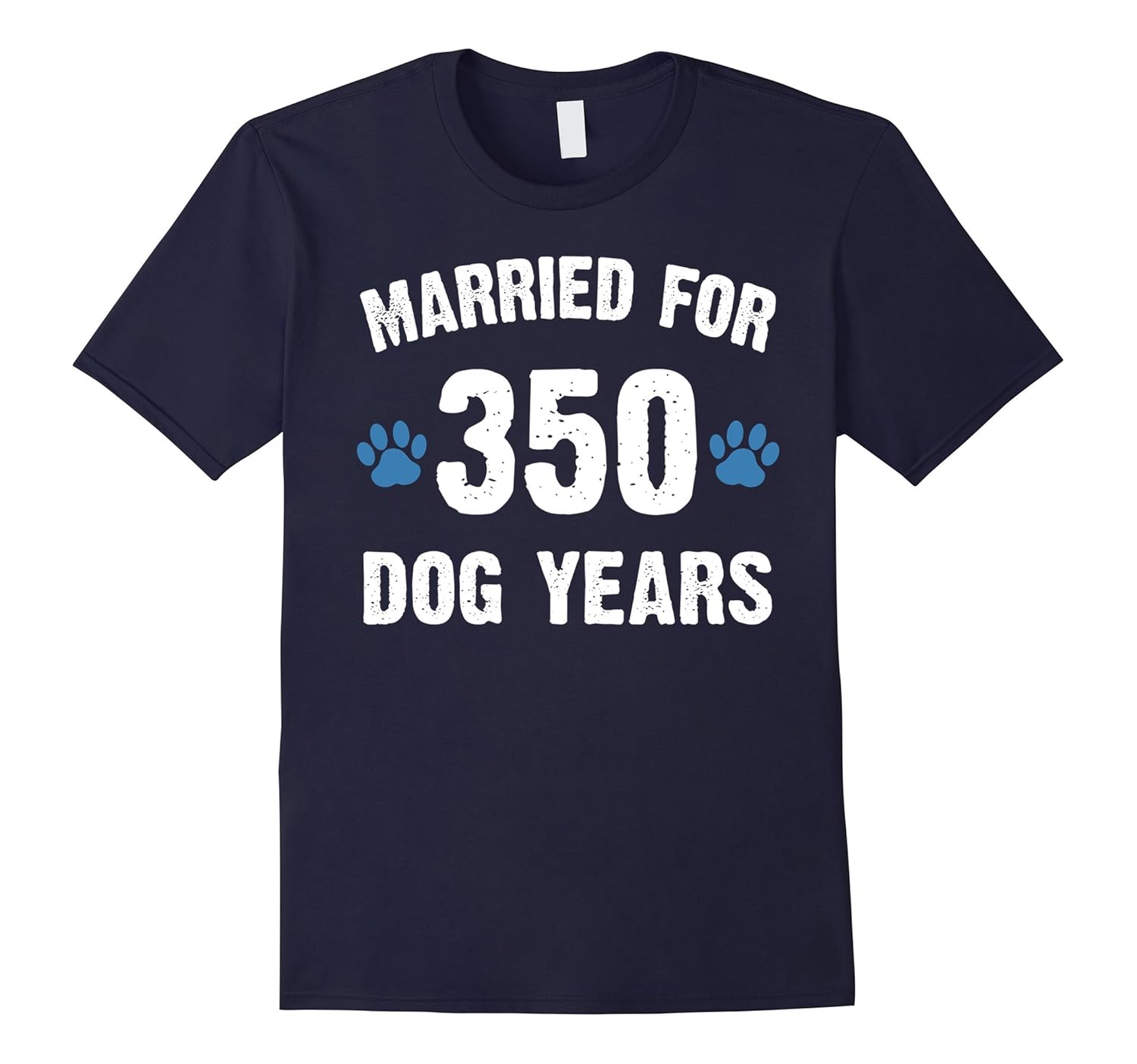 Married For 350 Dog Years 50th Wedding Anniversary T-Shirt-ANZ