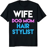 Amazon Com Womens Wife Cat Mom Hair Stylist Funny Hair Stylist T
