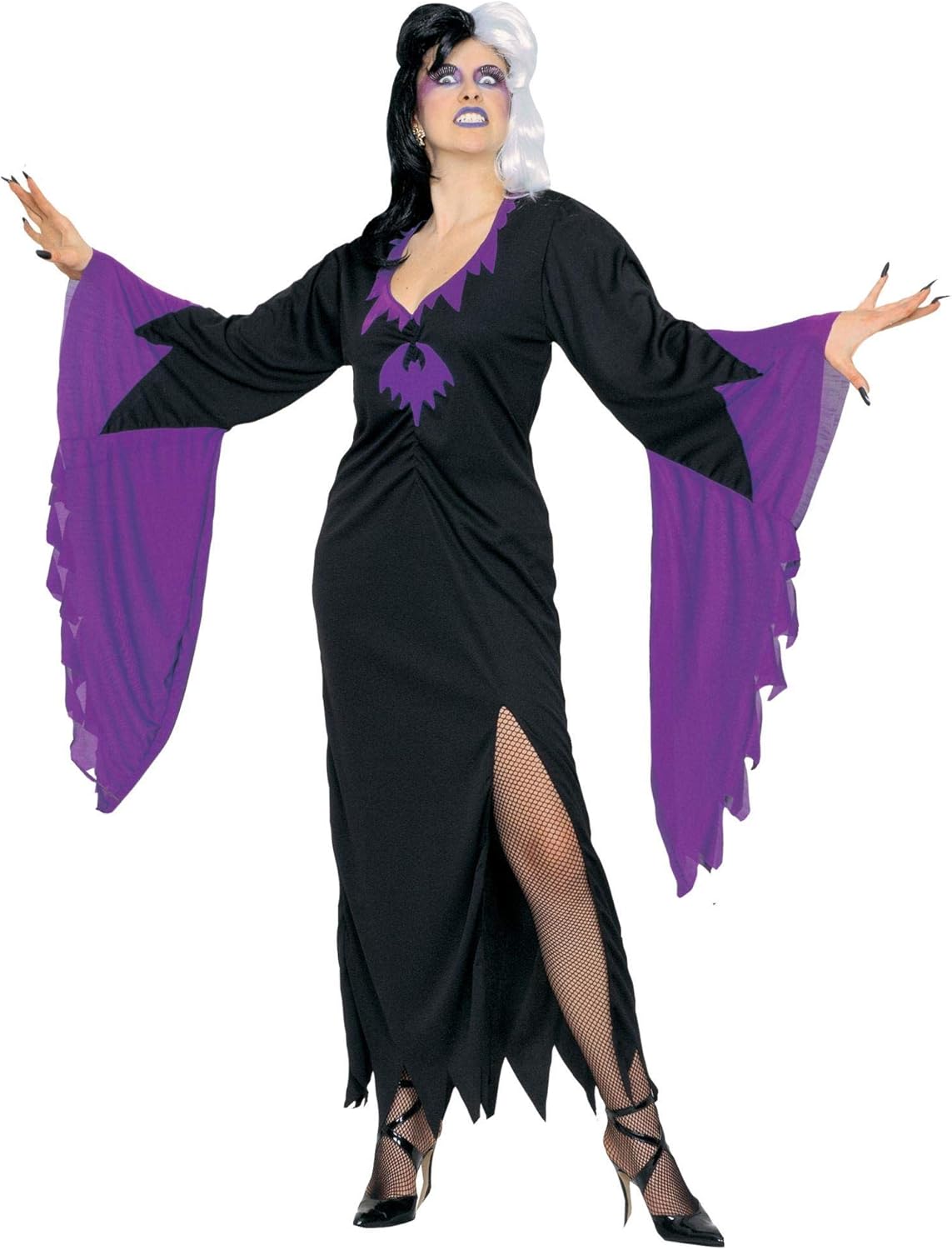 Ladies Mortisia Dress Costume Small UK 8-10 for Halloween Fancy Dress, Various