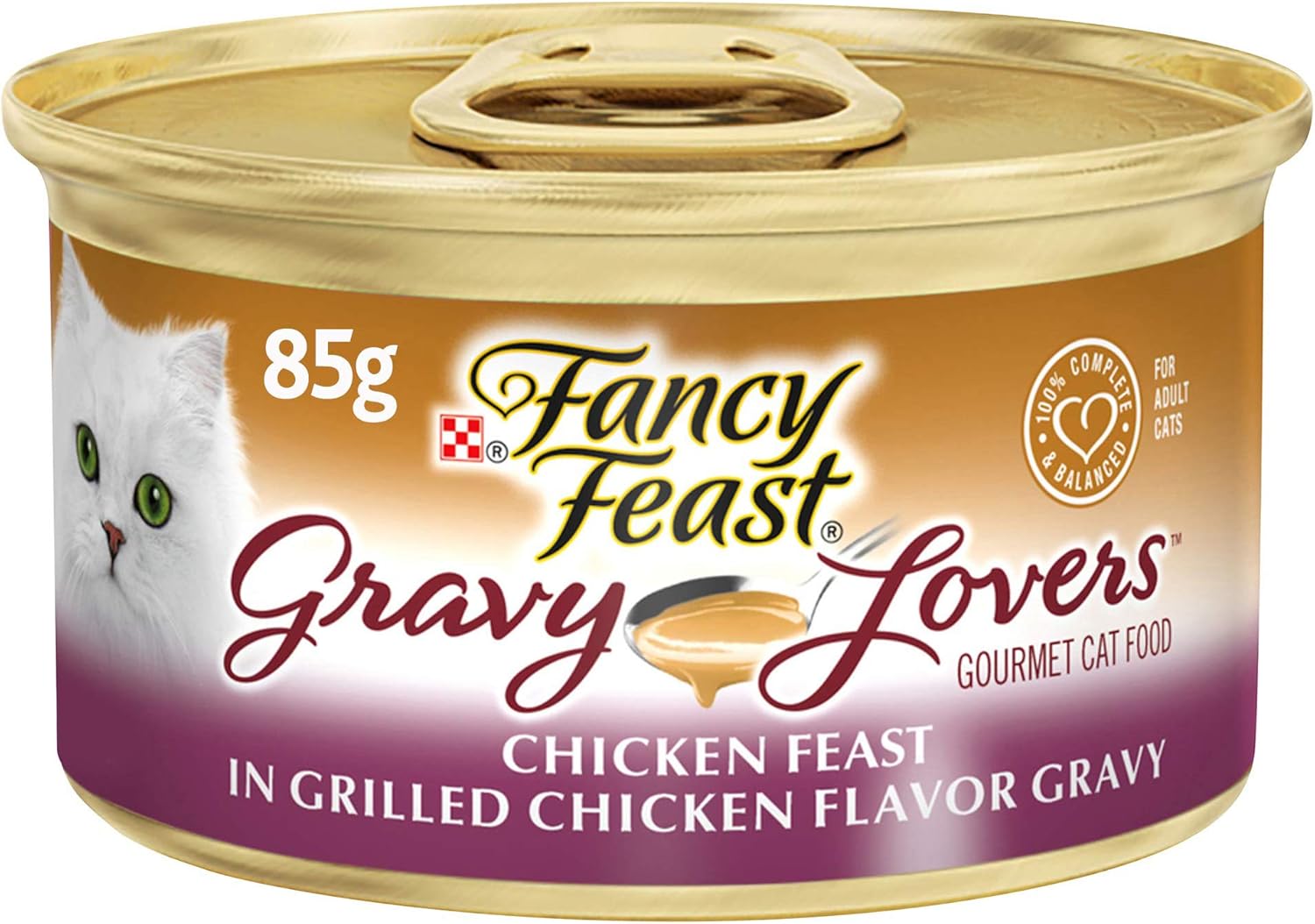 Purina Fancy Feast Gravy Wet Cat Food, Gravy Lovers Chicken Feast in Grilled Chicken Flavor Gravy - (24) 3 oz. Cans : Canned Wet Pet Food : Pet Supplies