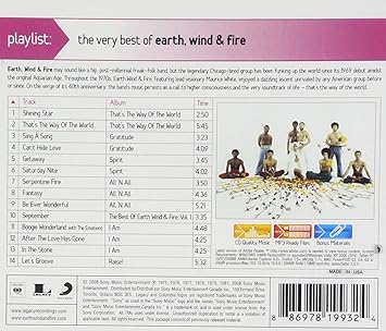 Earth Wind Fire Playlist The Very Best Of Earth Wind Fire Amazon Com Music
