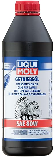 LIQUI MOLY 1020 Getriebeöl (GL4) SAE 80 W, 1 L