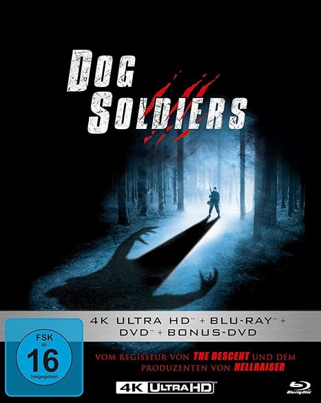 Dog Soldiers - Mediabook  (4K Ultra HD) (  Blu-ray 2D) (  DVD) (  Bonus-DVD)