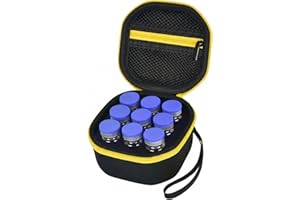 Comecase Insulin Fridge Holder Vial Storage Case for Fridge, Fits Standard 10ml U-100 Short Vials, Hard Shell Insulin & Pepti