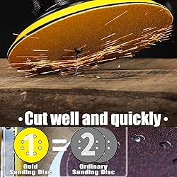 Premium Material,6" Sanding Discs 100 Pcs 220Grit
