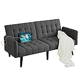TYBOATLE 65“ Convertible Futon Sofa Bed w/ 2