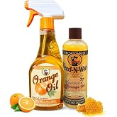 Howard Feed N Wax Wood Polish and Conditioner, and Howard Orange Oil Wood Polish, Wood Furniture Cleaner and Teak Wood Cleaner