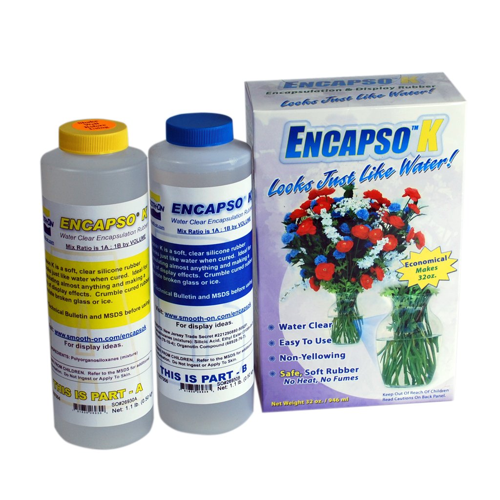 Encapso K - Water Clear Encapsulation/Display Rubber - Pint Unit
