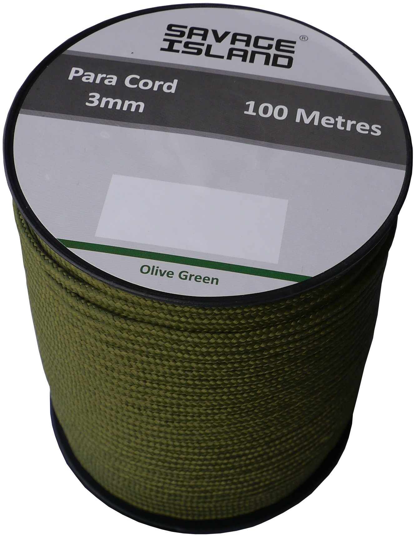 Savage Island 100m Reel Paracord 3mm, 30+Colors | Ideal for Crafting, DIY, Camping, Survival, Outdoor, Gadren | Tactical Cord Rope Roll