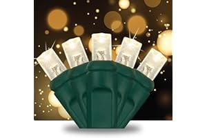 WINTERGREEN LIGHTING SoftTwinkle Slow Twinkling Christmas Lights, Soft Twinkle String Lights Pulsing Christmas Lights (70 Lights, 23.7 Ft, Warm White)