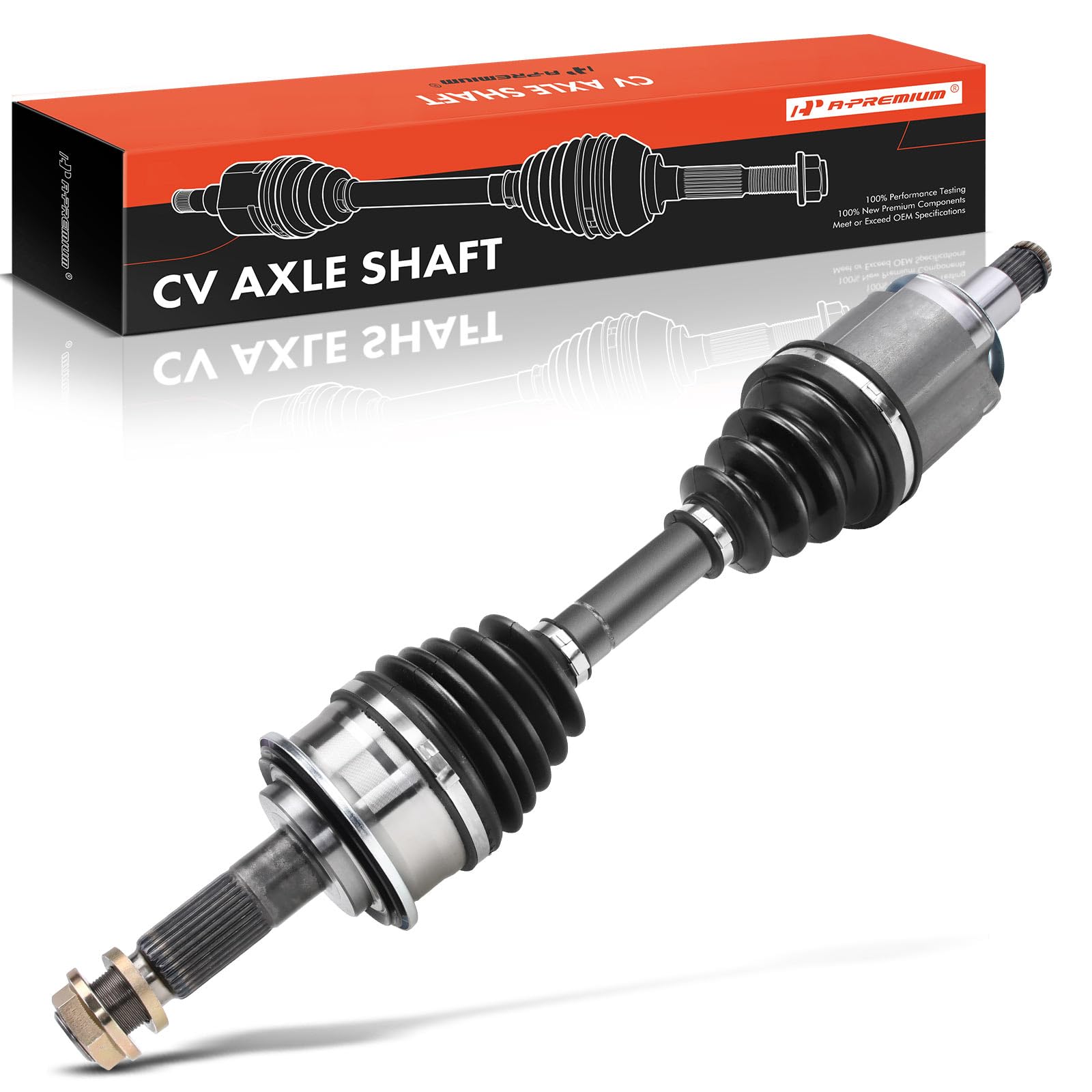 View 1 of A-Premium CV Axle Shaft Assembly Compatible with Toyota 4Runner 1996-2002, Tacoma 1995-2004, 4WD Models, Front Left or Right Side, Replace# 4343004020, 4343035030