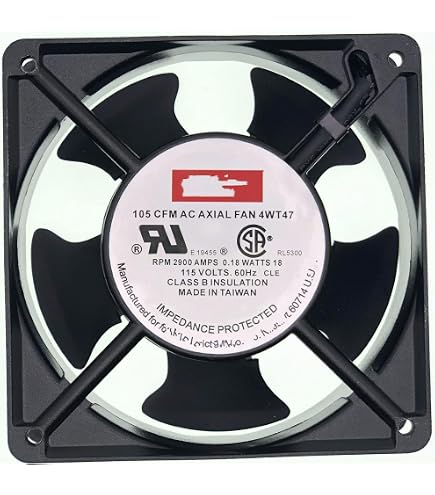 1PC Dayton 105CFM AC Axial Fan 4WT33 Cabinet fan 12038 120mm 12CM Double ball