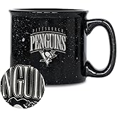 Rico Industries NHL Hockey Colorado Avalanche Tribute 12oz Laser Engraved Campfire Mug