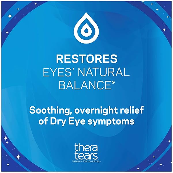 THERATEARS LIQUID GEL NIGHTTIME LUBRICATING EYE DROPS FOR DRY EYES, SINGLE-USE VIALS, 30 COUNT