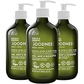 Baylis &amp; Harding Goodness Awaken Hand &amp; Body Lotion 16.9 Fl.oz, 3 Pack | Lime, Mint &amp; Eucalyptus, 97% Naturally Derived, Scientifically Proven Ingredients, Dermatologist Approved, Vegan, UK Made