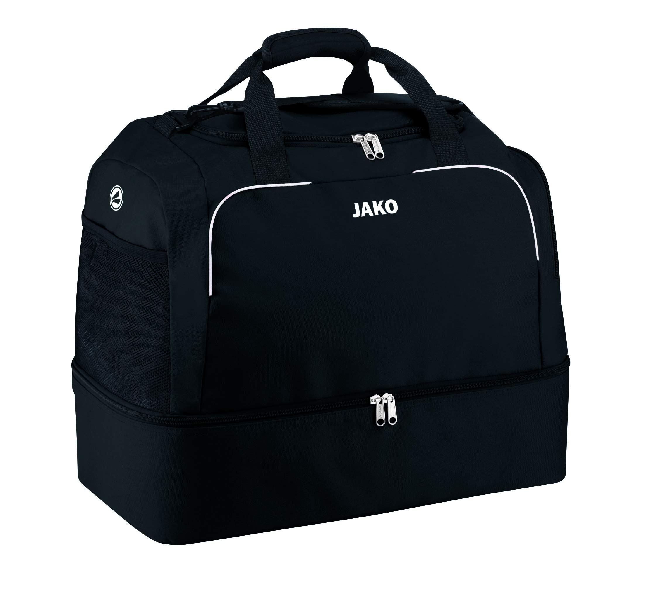 JAKO Classico Sports Bag with Bottom Compartment, 60 cm, 80 L, Black