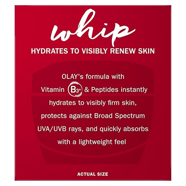 OLAY REGENERIST WHIP FACE MOISTURIZER CREAM WITH SUNSCREEN SPF 25, 1.7 OZ