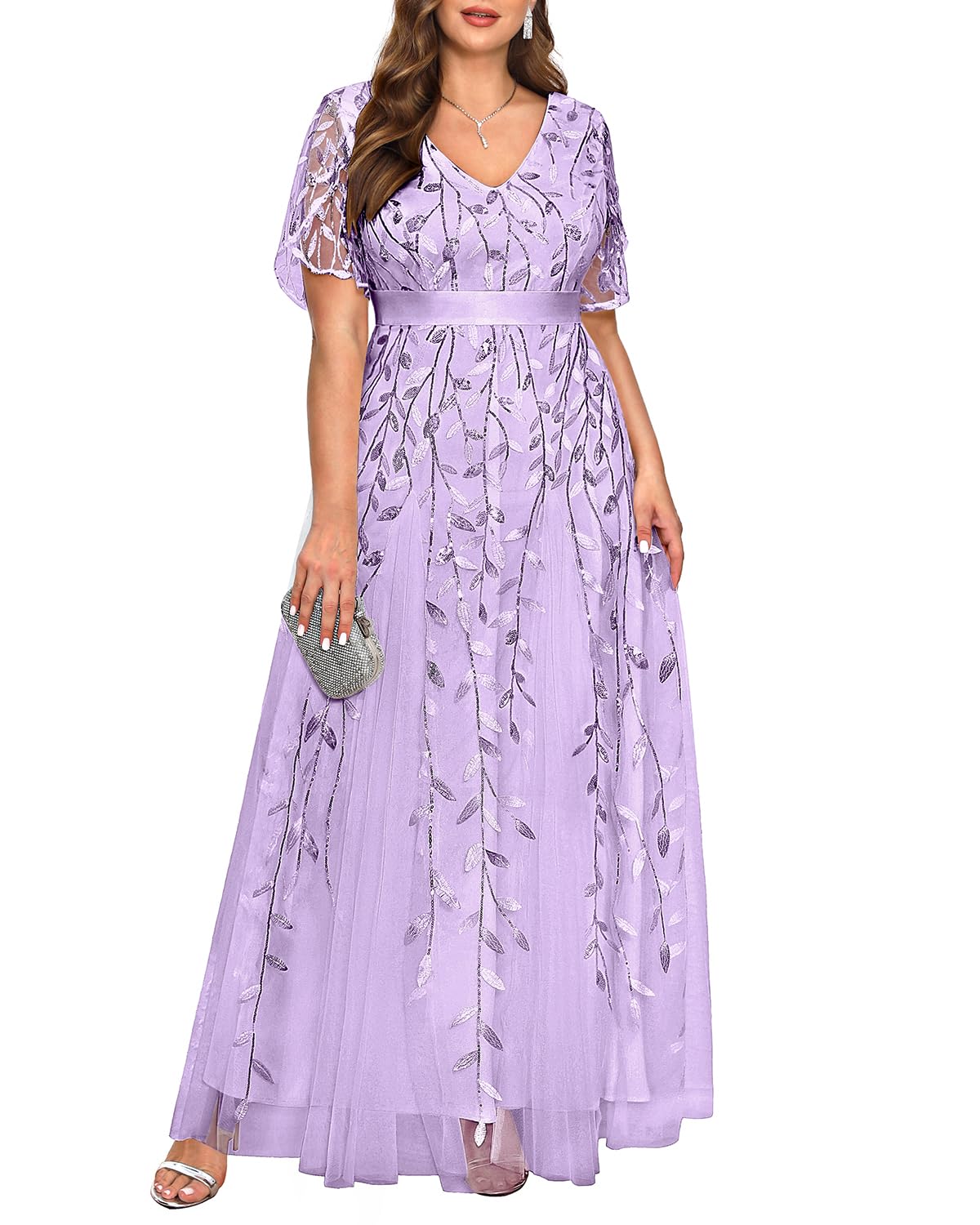Lavender Dress Plus Size Lilac Light Purple