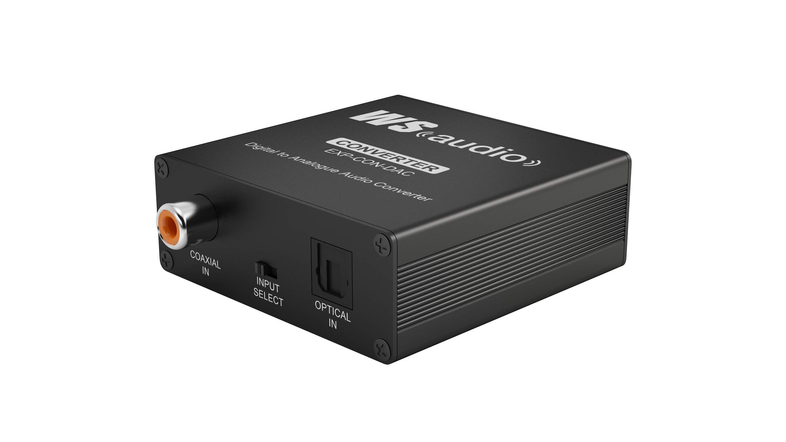 WyreStorm EXP-CON-DAC Black Audio Converter - Audio Converter (5V, 5W, 64mm, 64mm, 24mm, 86g)