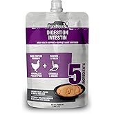 PureBites Plus Squeezables Dog Treat • Topper 2.5oz (71g) | Gut & Digestion | 5 Ingredients | Case of 15