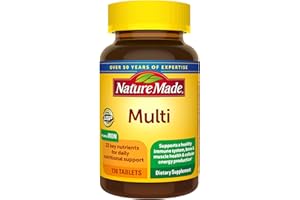 Nature Made Multivitamin Tablets with Iron, Multivitamin for Women and Men for Daily Nutritional Support, 130 Tablets, 130 Da