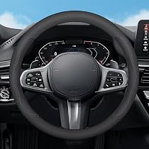 Black PU Leather Steering Wheel Cover For Mazda 2, CX-5, Mazda 3/6, Scion IA – MEWANT