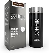 3D Hair Fibres 35g Medium Brown Keratin Protein for Thinning Hair Men Women view 1
