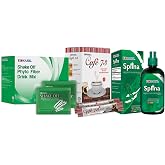 EDMARK Shake Off Phyto Fiber Pandan, Splina 500ml &amp; Cafe 73 Bundle | Includes 1 &times; Shake Off Phyto Fiber (Pandan), 1 &times; Splina Liquid Chlorophyll 500 ml, and 1 &times; Cafe 73 Sachets Coffee