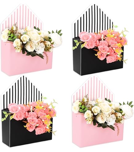 Envelope Flower Boxes - Envelope Boxes For Flowers - Packaging Bee