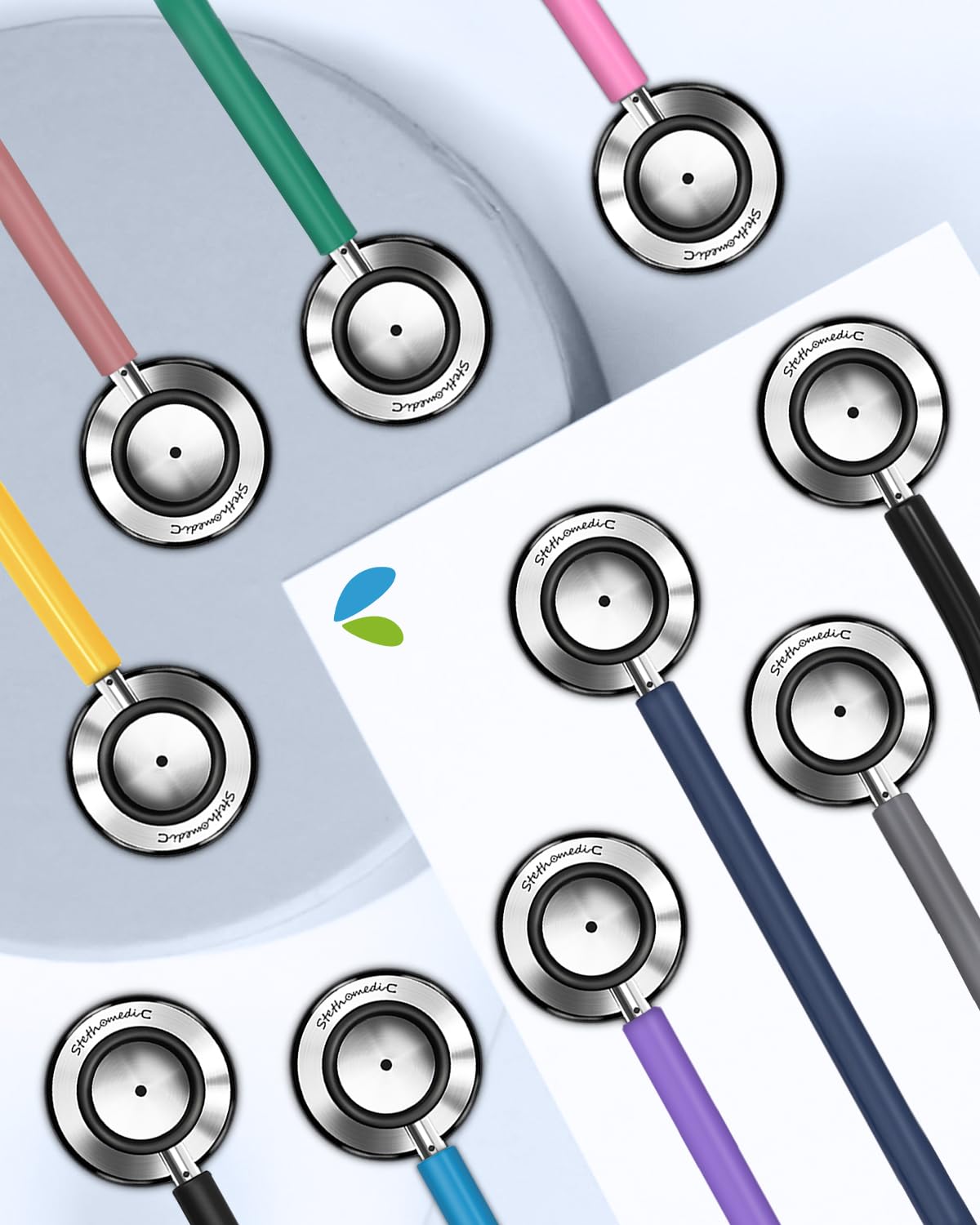 FriCARE Purple Stethoscopes For Nurses, Classic Dual Head Stethoscope