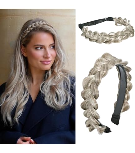 Amazon.com : Double Braid Headband Color Ht14/88H Light  display picture 1