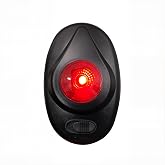 Electric Fence Light Indicator,Fence Alert Electric Fence Checker,Black 1pc | Black,Clamp steel wire,poly wire rope or tape,Include CR2032,Not flash means OK,Waterproof,High Visibile Light,2 triggers