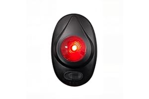 M MINGYA Electric Fence Alert Live Fence Indicator Electronic Fence Fault Finder for Farm Waterproof Fence Voltage Alert Clips to Wire or Tape Fences Black