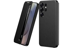 Flip Case for Samsung Galaxy S26 Ultra 5G Case, Clear View Window Luxury Slim Galaxy S26 Ultra Phone Case, Flip Shockproof Pr