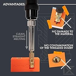 ruthex 7x Soldering Tips/Heat Set Insert Tips - for