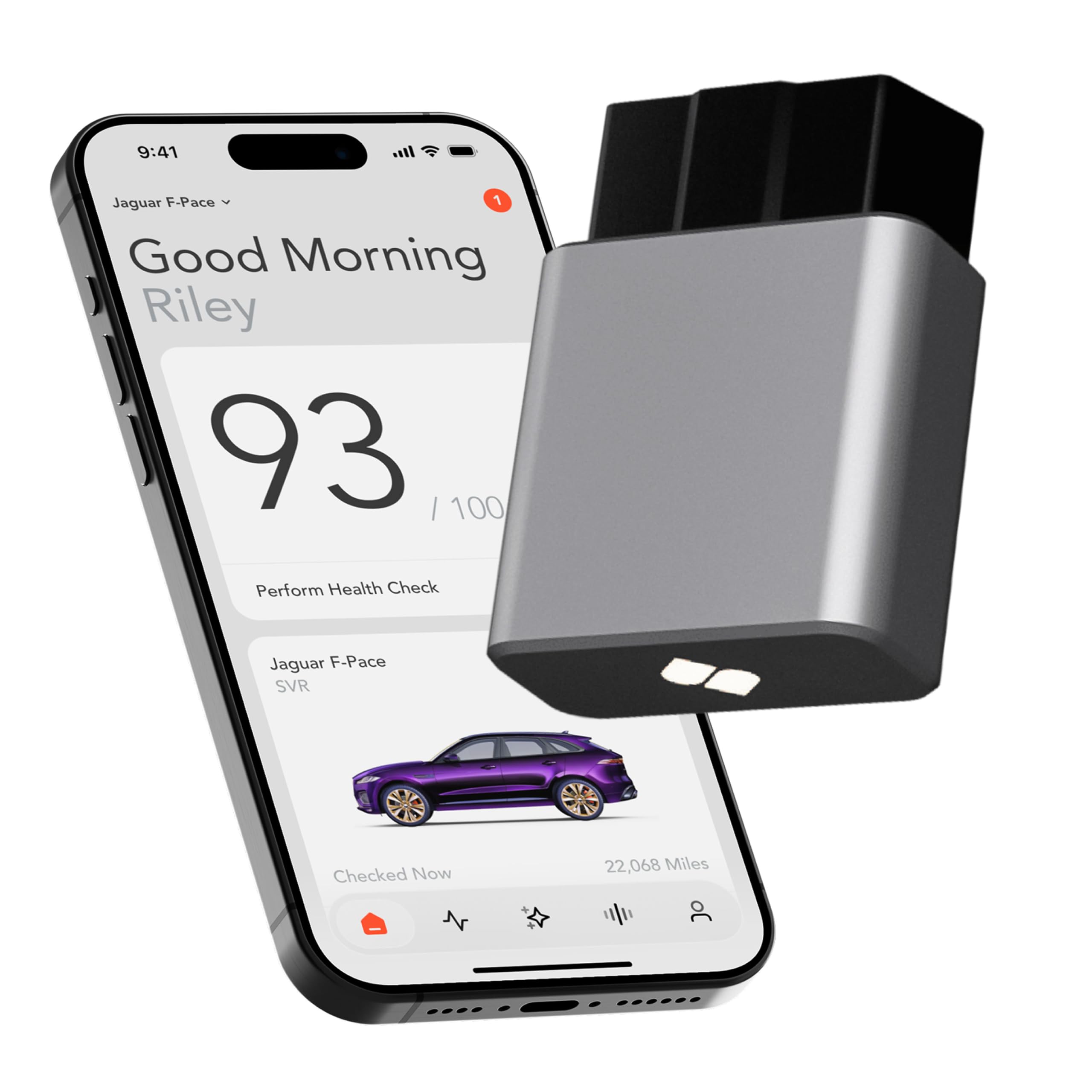 Photo 1 of SPARQ AI OBD2 Scanner Diagnostic Tool Bluetooth Compatible with iPhone/iOS, Your Personal Car Mechanic, Track History & Recalls, Scan & Clear 50K+ Codes for Non EV Vehicles 2008+ No Subscription Fees