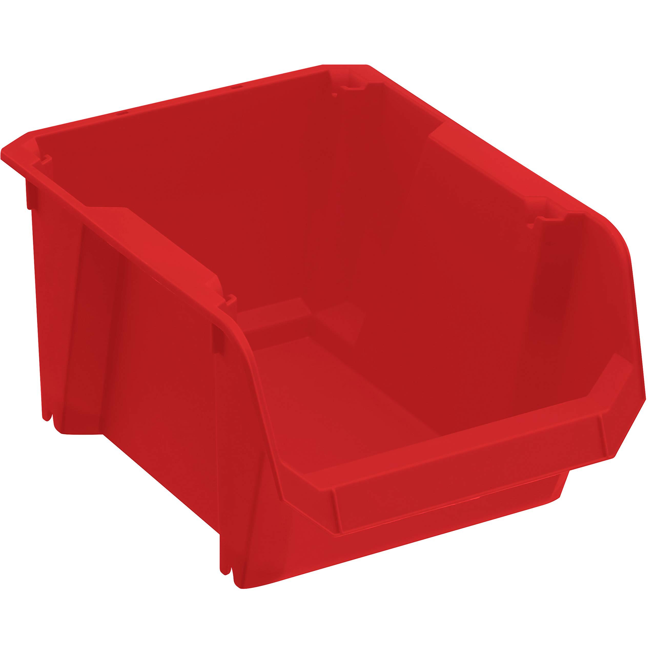 Stanley STST82736-1 Storage Boxes #2 Red Impact Resistant Polypropylene Stackable Wall Mounted Ideal for Storage of Small Items, Tools, Accessories, etc.
