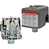 WHK Water Pressure Switch for Well Pump 40-60psi Water Pump Pressure Switch | Auto Electrical Control Adjustable Differential,1/4 Female NPT,Certicated UL
