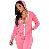 Mlgaril Women 2 Piece Sweatsuit Fall Outfits jogger Tracksuit Sweatpants Sets Casual Long Sleeve Zip Up Hoodie
