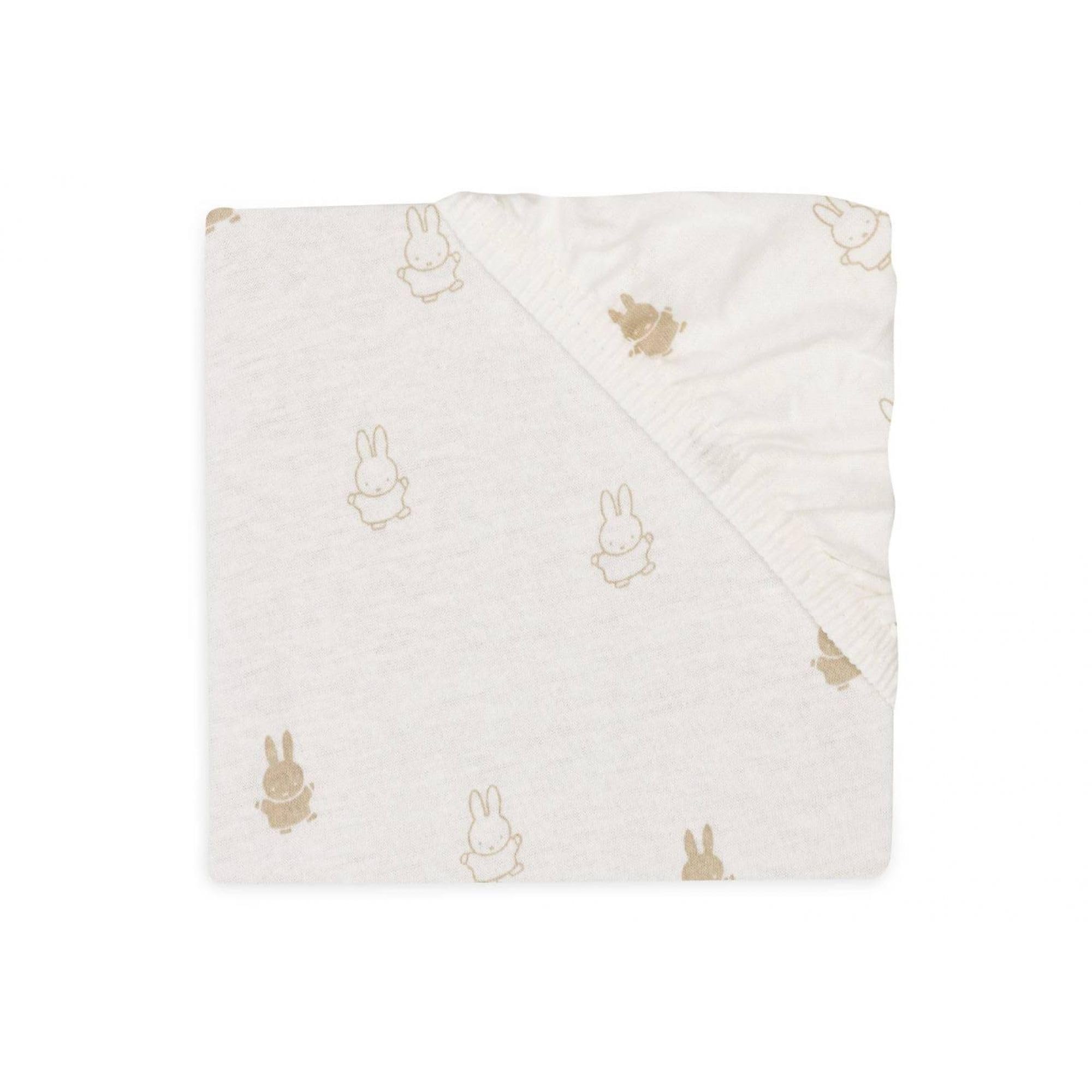 Jollein Happy Miffy Nougat 511-501-67094 Fitted Sheet 40 x 80 cm