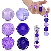 Magnetic Fidget Balls, 6 Pack Silicone Sensory Toys for Adults &amp; Teens | Quiet Stress Relief Balls for Office, Fun Desk Toys with Textures, Calming &amp; Relaxing Gift for Men &amp; Women