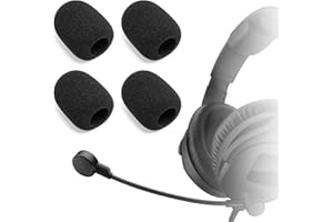 Voarmaks 4 Pcs Mic Cover Compatible with Sennheiser HMD300, HMD300-S, HMD26, HMD26-S, HME26, HME26-S, HMD27, HMDC27, HME27, H