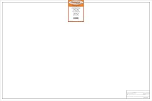 Clearprint 24" x 36" 1000H Design Vellum Sheets with Engineer Title Block, 16 lb., 100% Cotton, 100 Sheets Per Pack, 1 Each